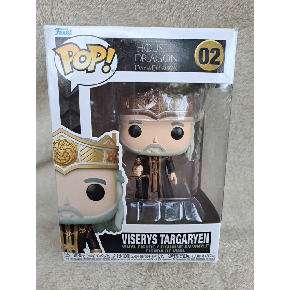 Funko Pop‎ House of The Dragon | Viserys Targaryen #02 **Box Damage**